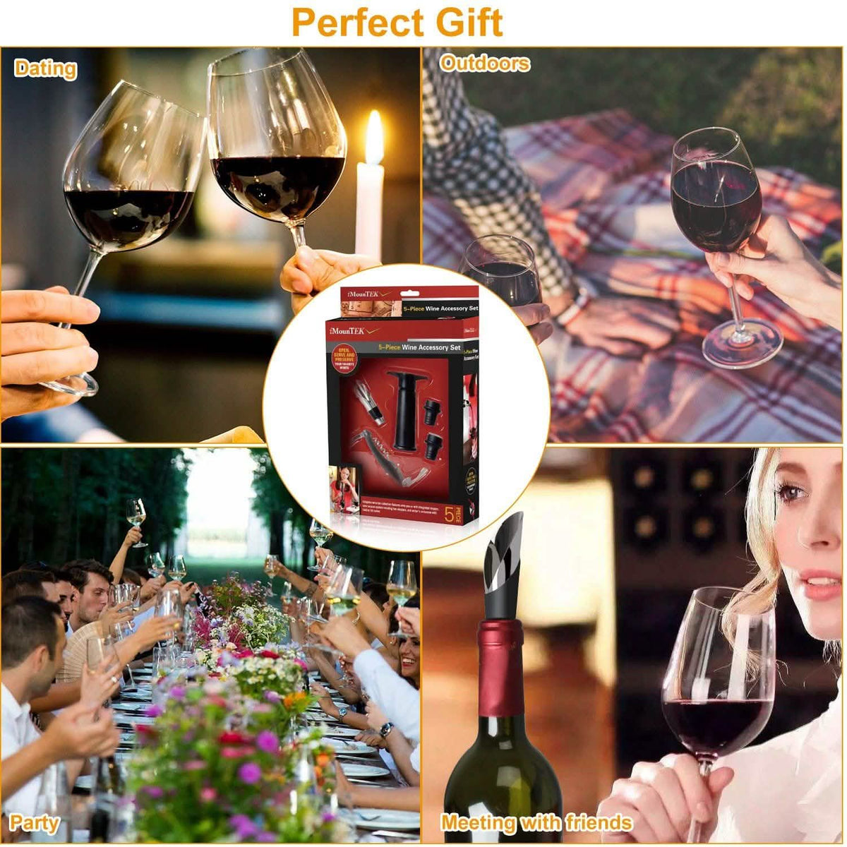 5-Pack: Wine Bottle Opener Set