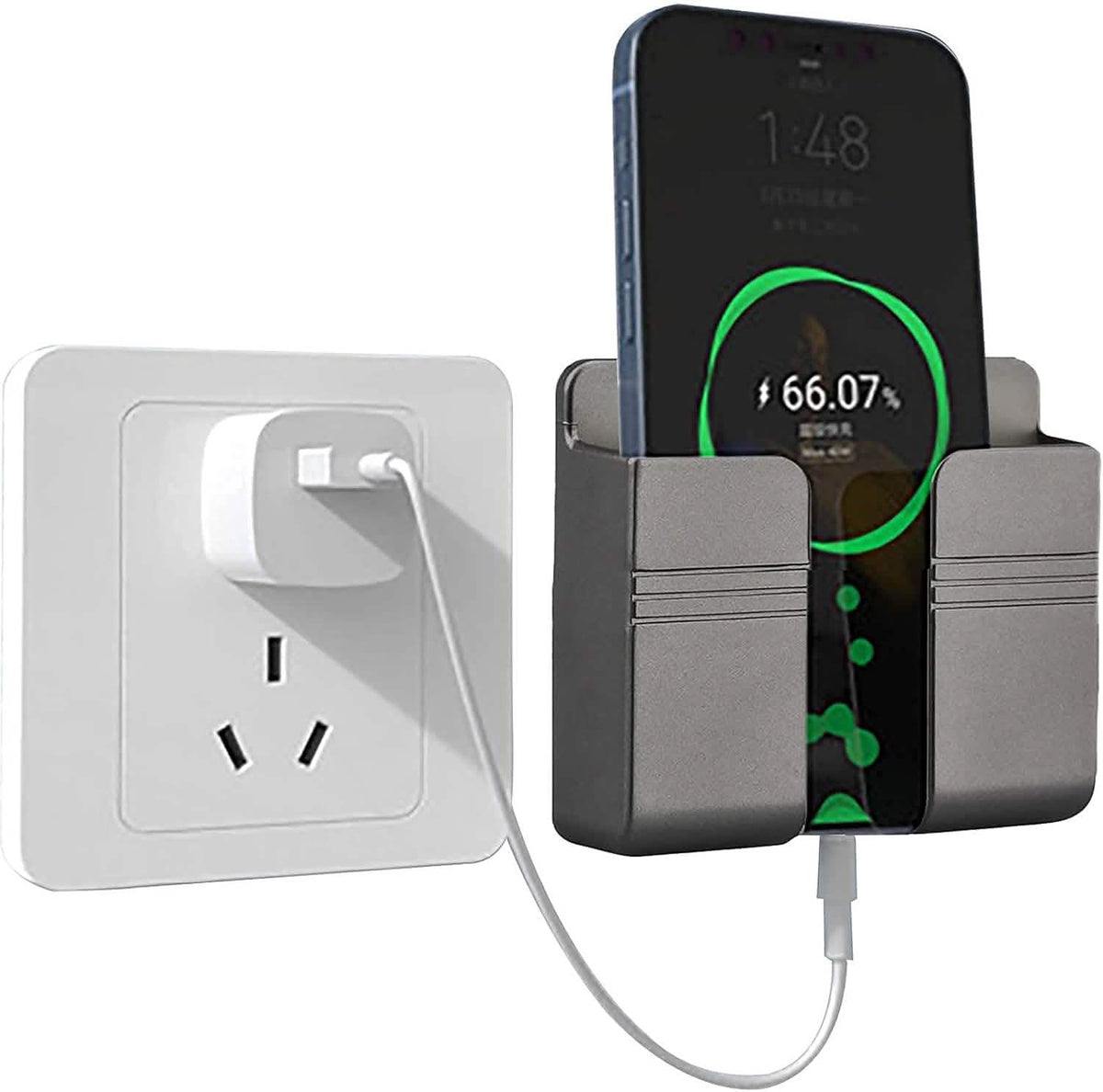 Wall-Mounted Phone Charging Holder