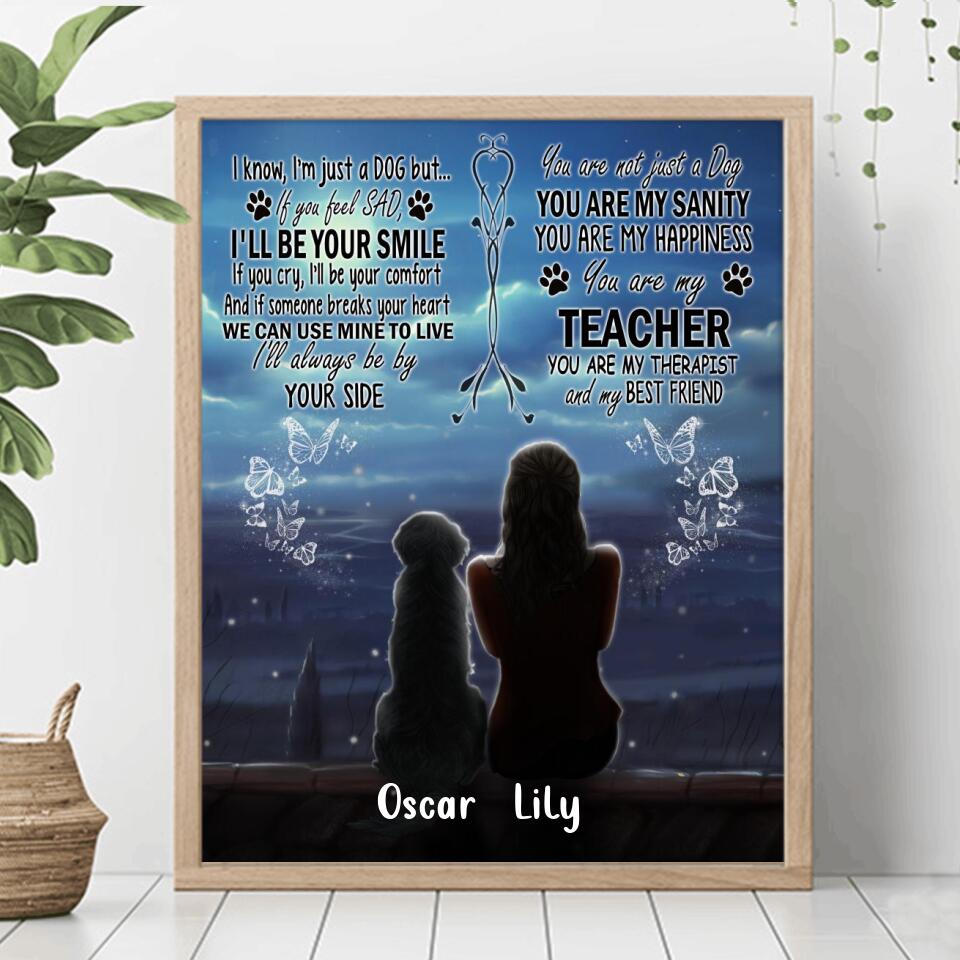 Personalized Pet Poster - Best Gift For Cat/Dog Lovers - I'll Be Your Smile