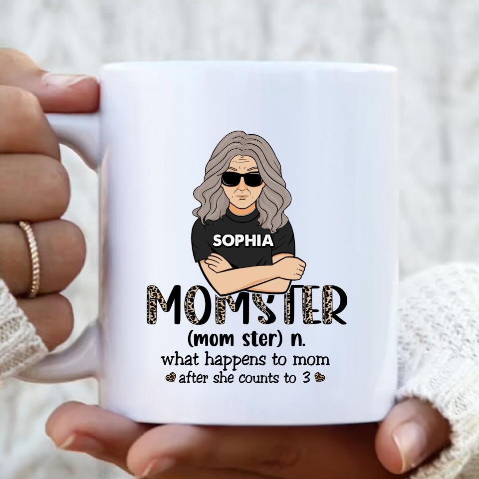 Personalized Momster Happy Mother's Day Coffee Mug - Best Gift For Mother's Day