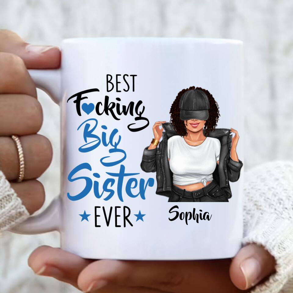 Personalized Sister Mug - Gift Idea For Sister/Friends - Best Sister Ever