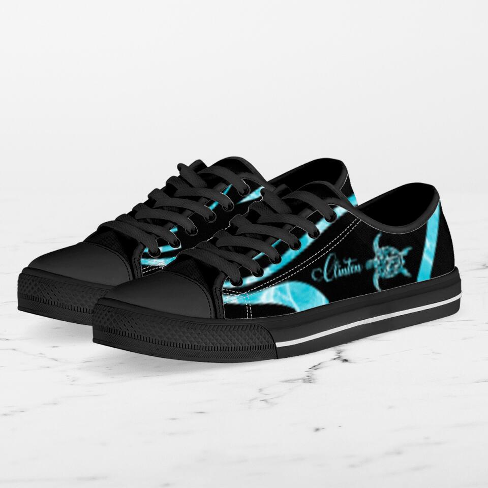 Personalized Turtle Sneakers - Best Gift For Turtle Lovers - SEWD5O