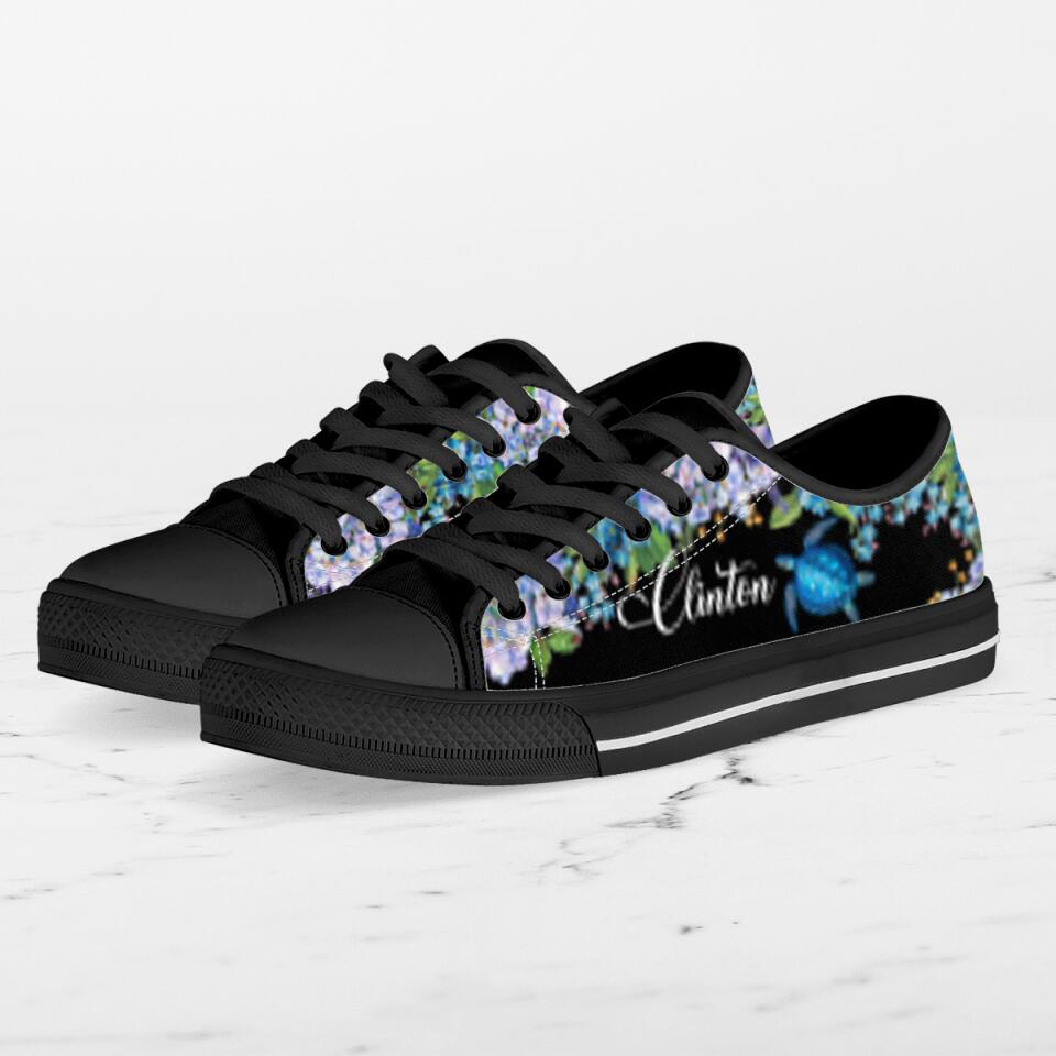 Personalized Turtle Sneakers - Best Gift For Turtle Lovers - SEWD5O