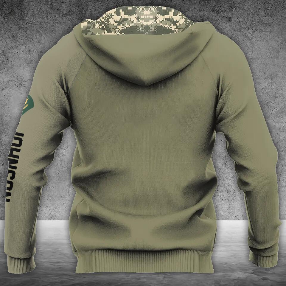 Personalized Veteran Double-Sided Printed Hoodie - Gift Idea For Veteran - Been There Done That And Damn Proud Of It