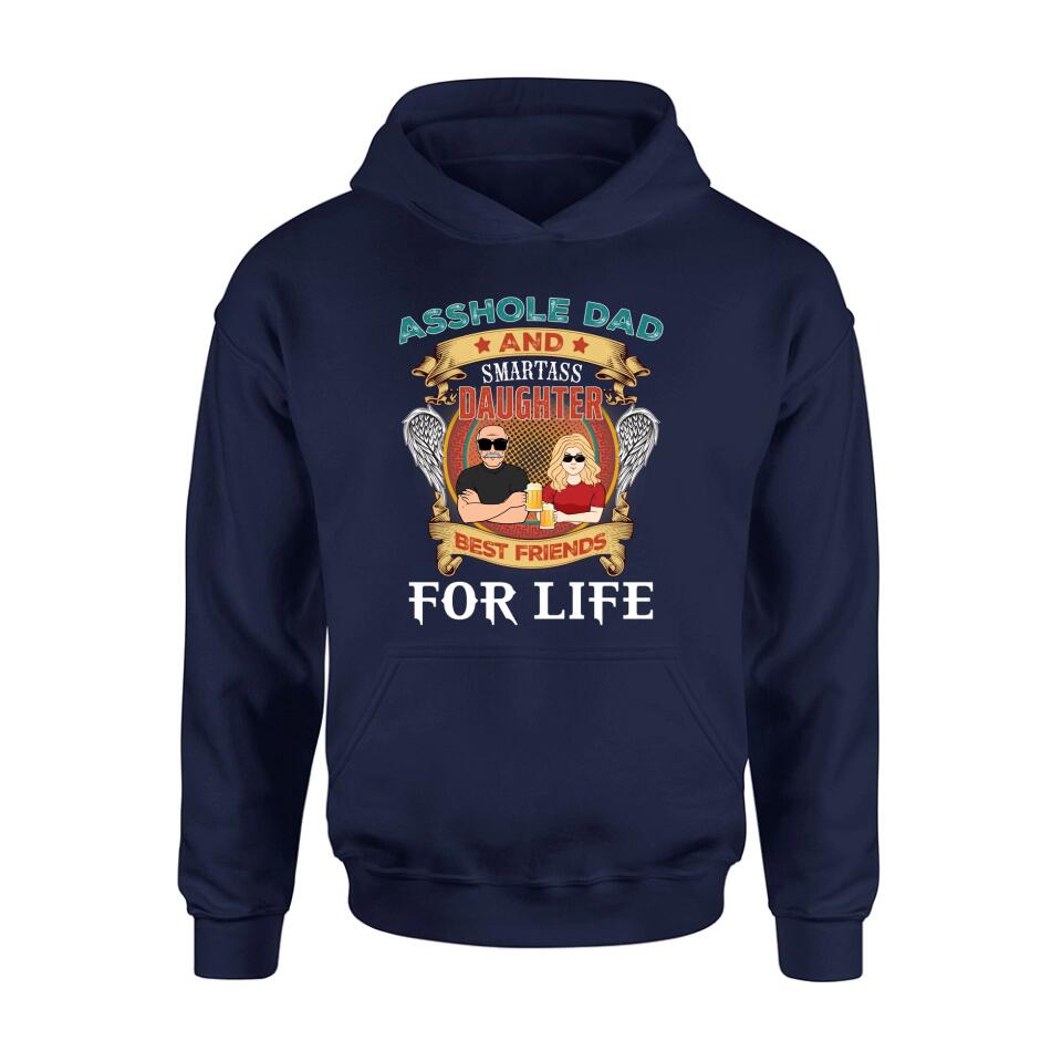 Personalized Father's Day T-shirt/Long Sleeve/Sweatshirt/Hoodie - Gift Idea For Father's Day