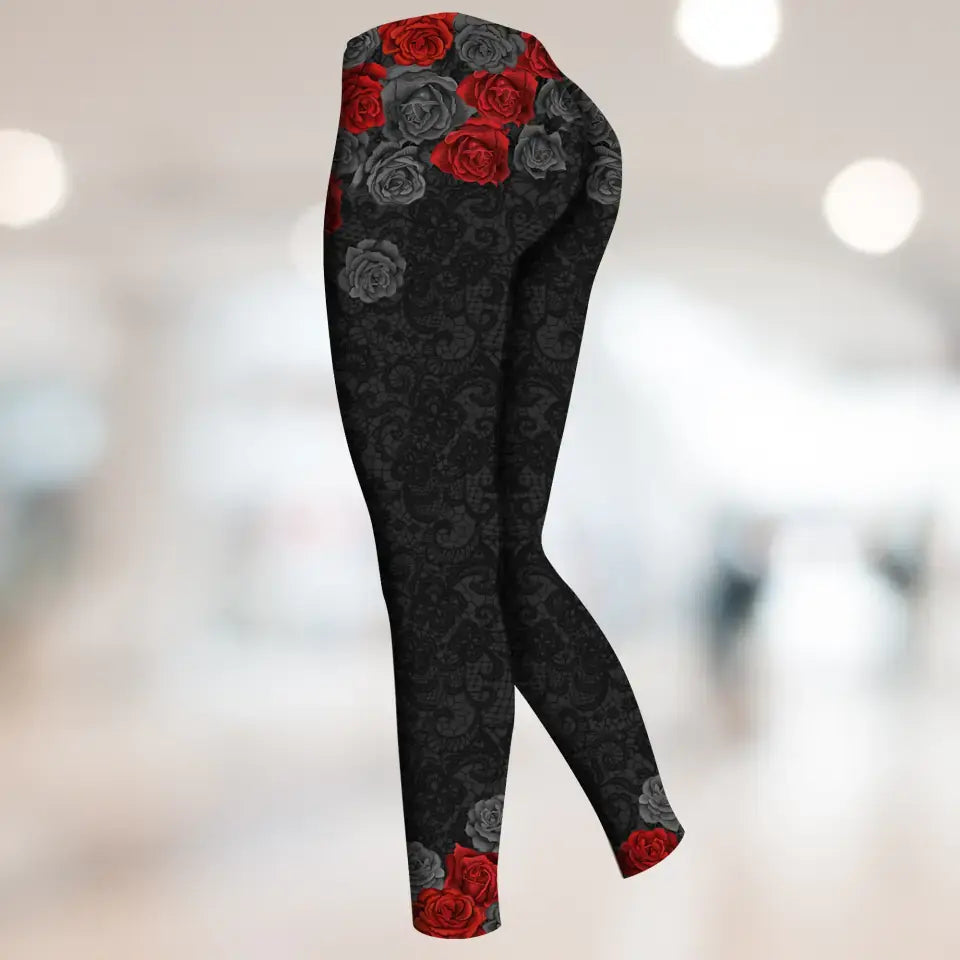 Personalized Witch AOP Tank Top/Leggings - Gift Idea for Halloween - Be Strong When You Are Weak