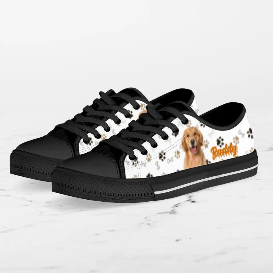 Personalized Dog Photo Sneakers - Gift Idea For Dog Lovers