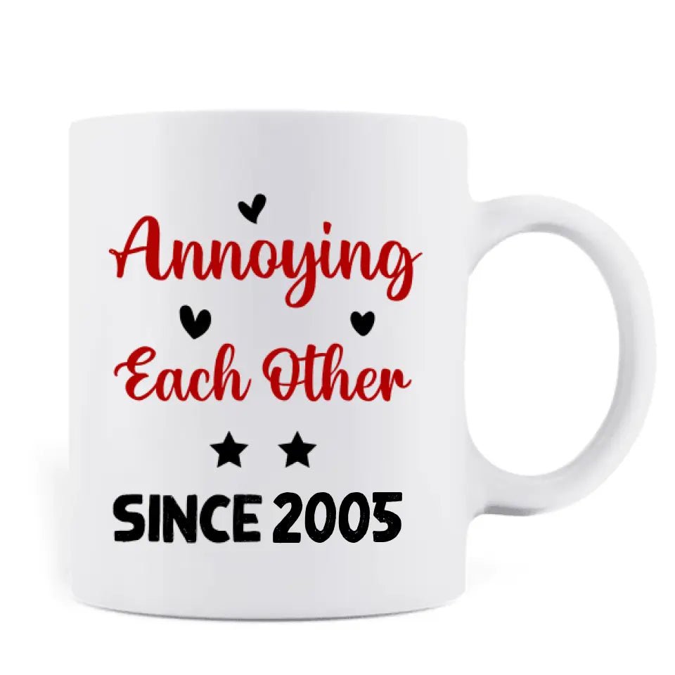 Personalized Annoying Couple Mug Coffee - Gift Idea For Couple - Annoying Each Other For Valentine's Day