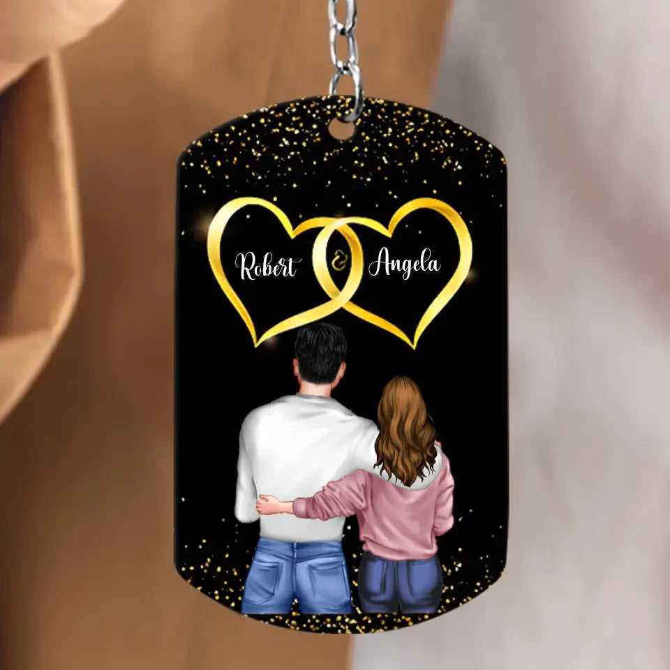 Personalized Couple Aluminum Keychain -
Gift Idea For Couple/Valentine's Day - Long Distance Sucks But Damn That Dick Is Worth It