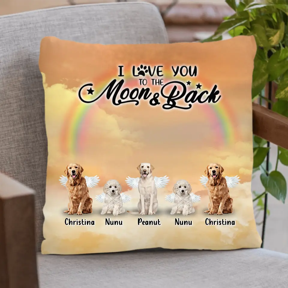 Personalized Dog Pillow Cover - Best Gift For Dog Lovers - Don't Cry For Me Mom! I'm Ok