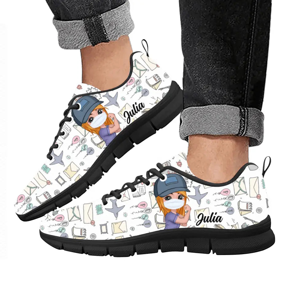 Custom Personalized Postman Sneakers - Gift Idea For Postman