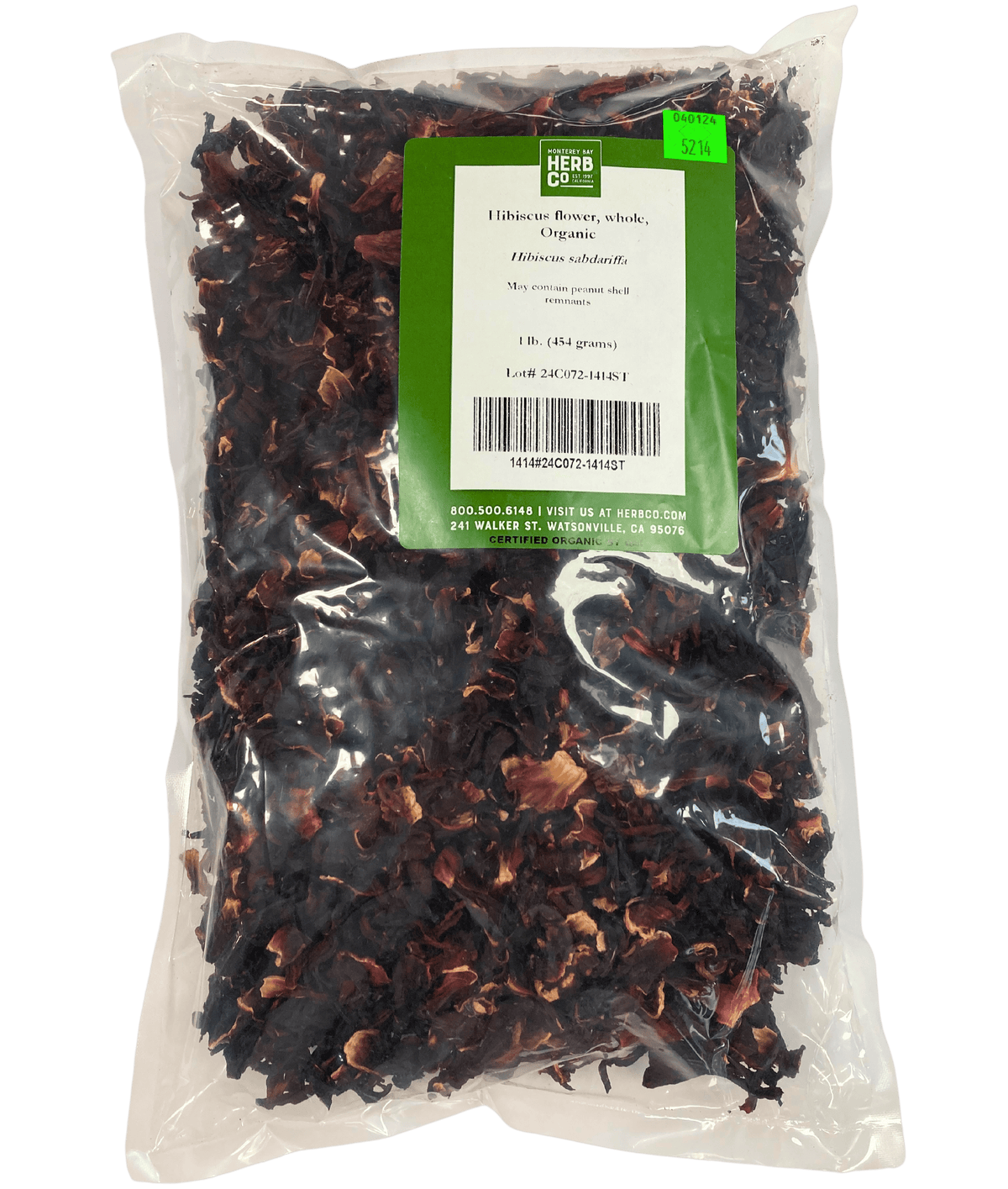 Hibiscus Flowers, Organic