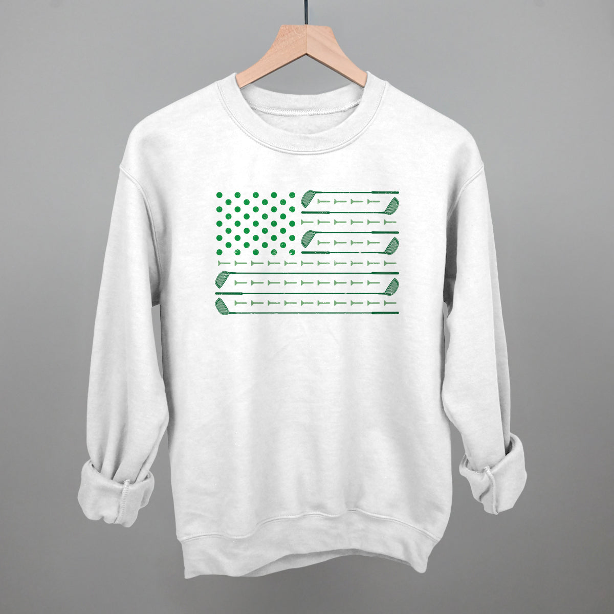Golf American Flag (Green)
