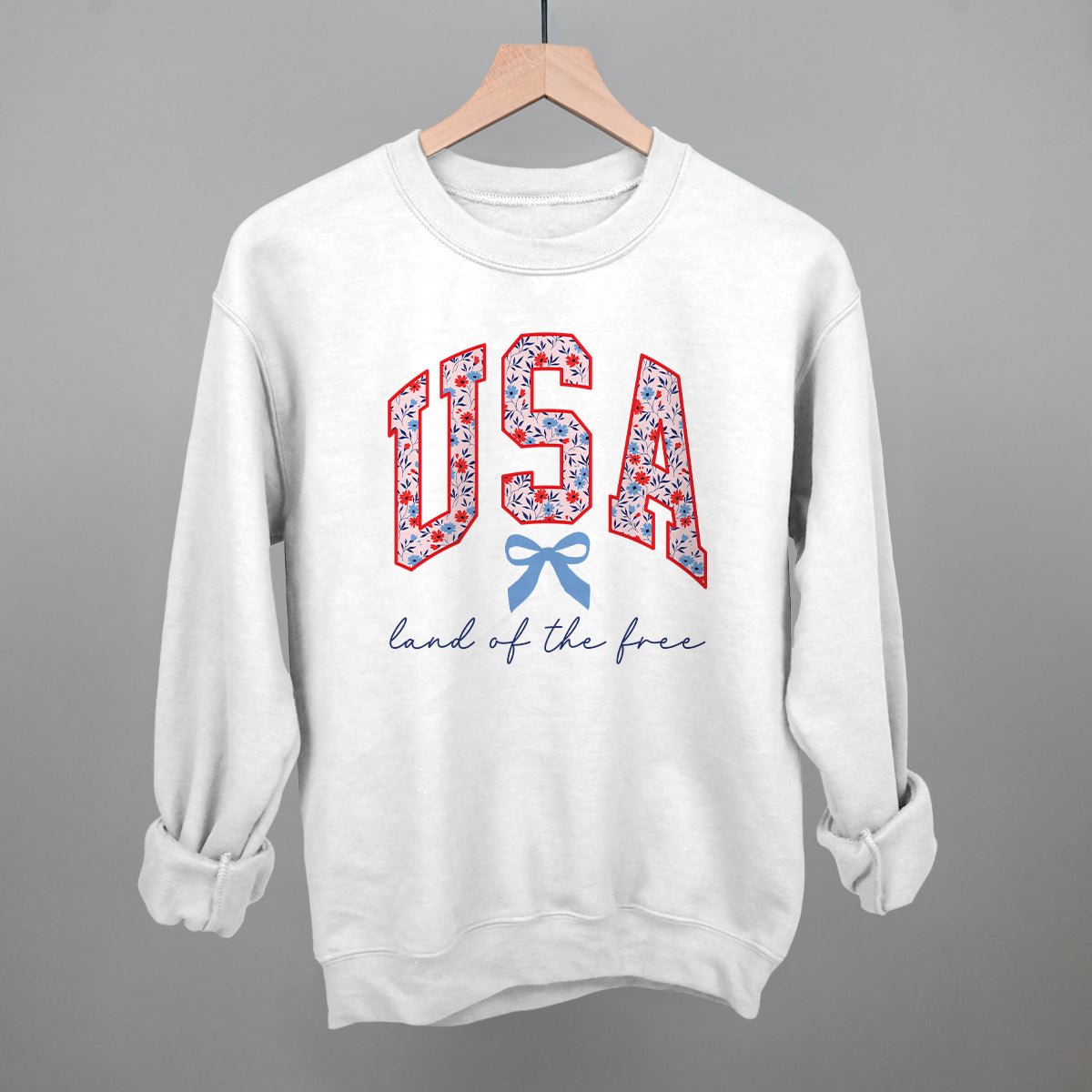 USA Floral Arch + Bow