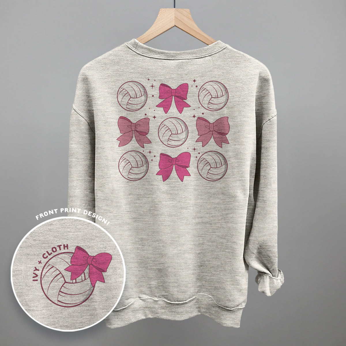 Volleyballs and Bows (Back Print)