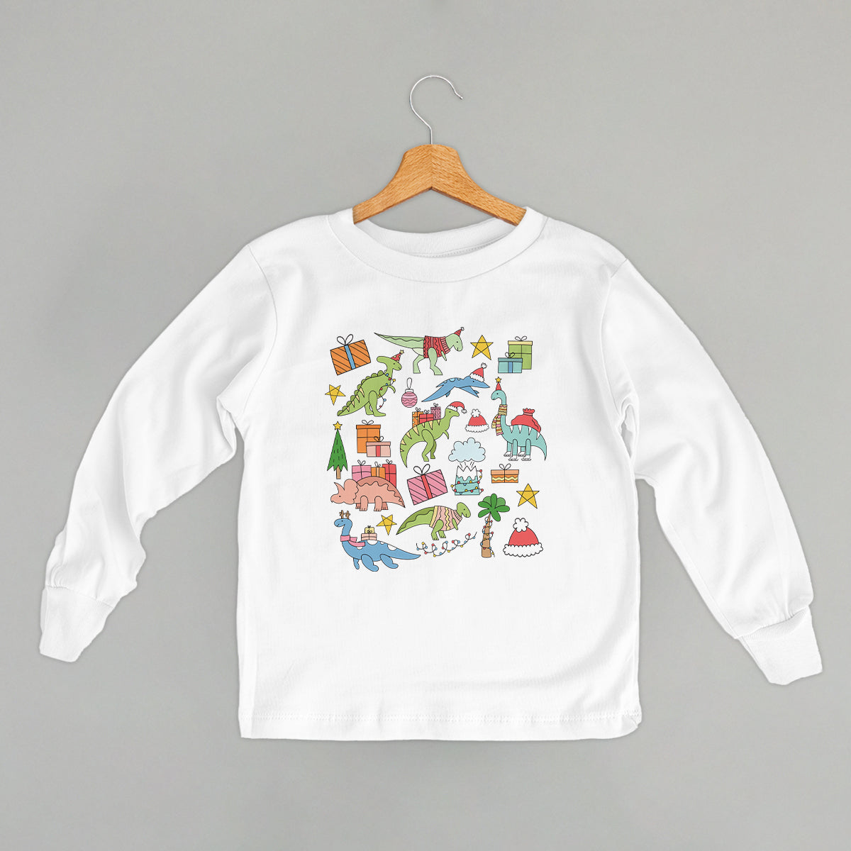 Christmas Dinosaur Collage (Kids)