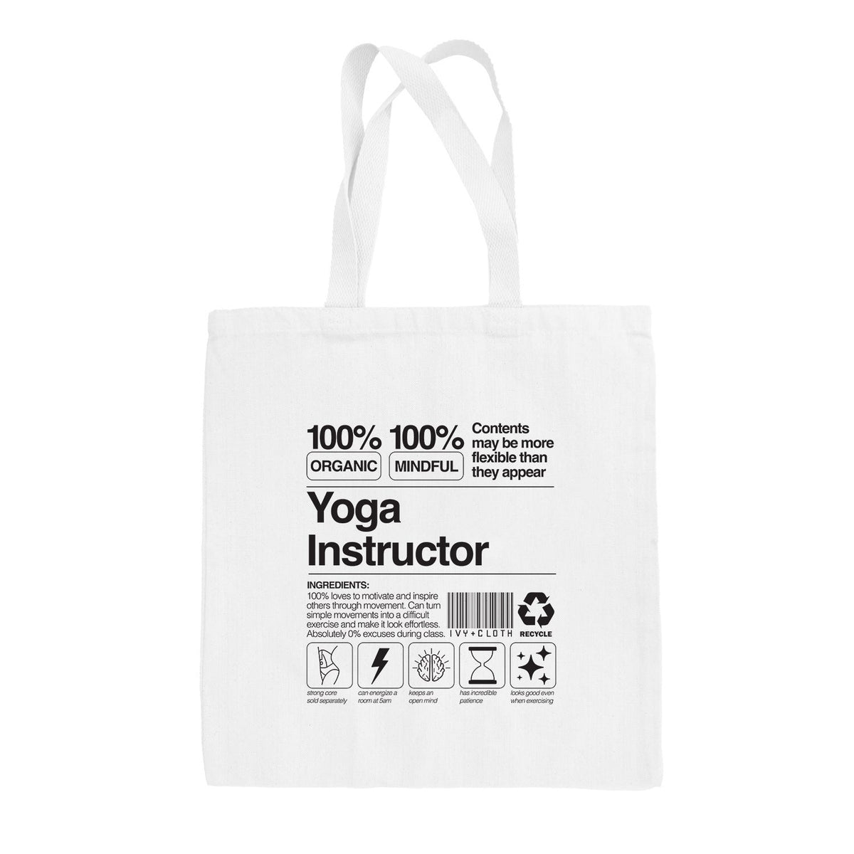 Yoga Instructor Tote Bag