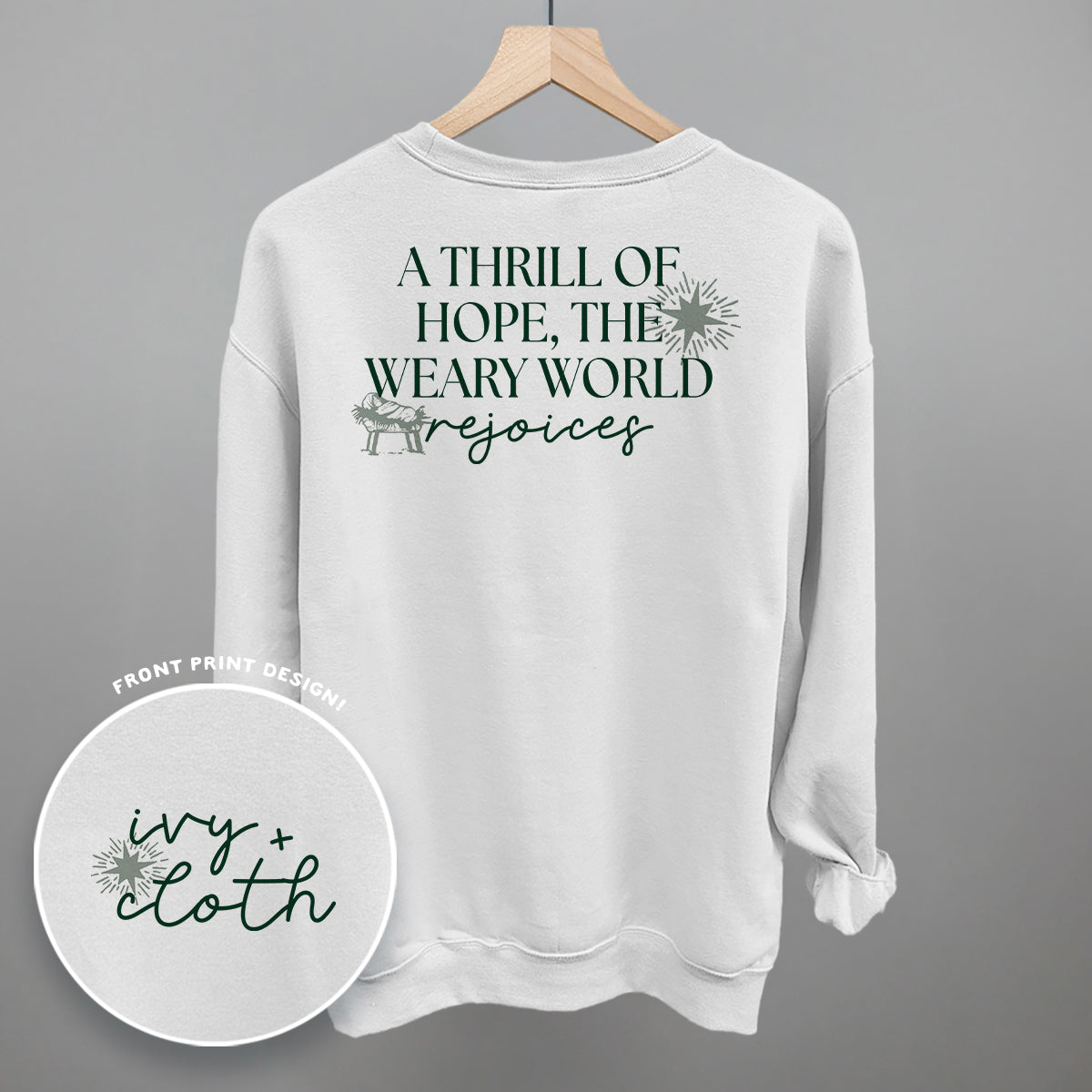 The Thrill Of Hope, The Weary World Rejoices (Back Print)