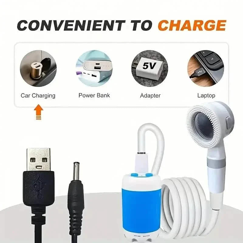 Portable Rechargeable Watering System – Outdoor Shower & Camping Bath