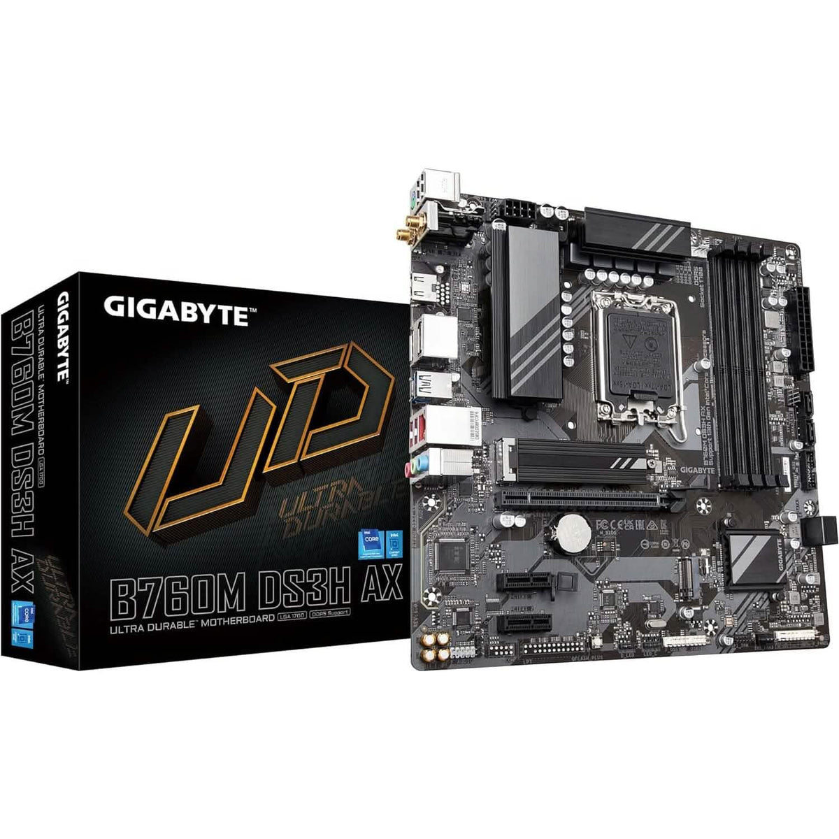 GIGABYTE B760M DS3H AX Motherboard (Refurbished)