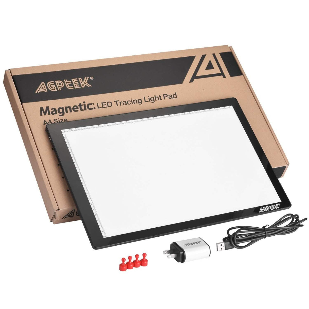 Magnetic LED Artcraft Tracing Light Pad A4 Size Lightbox