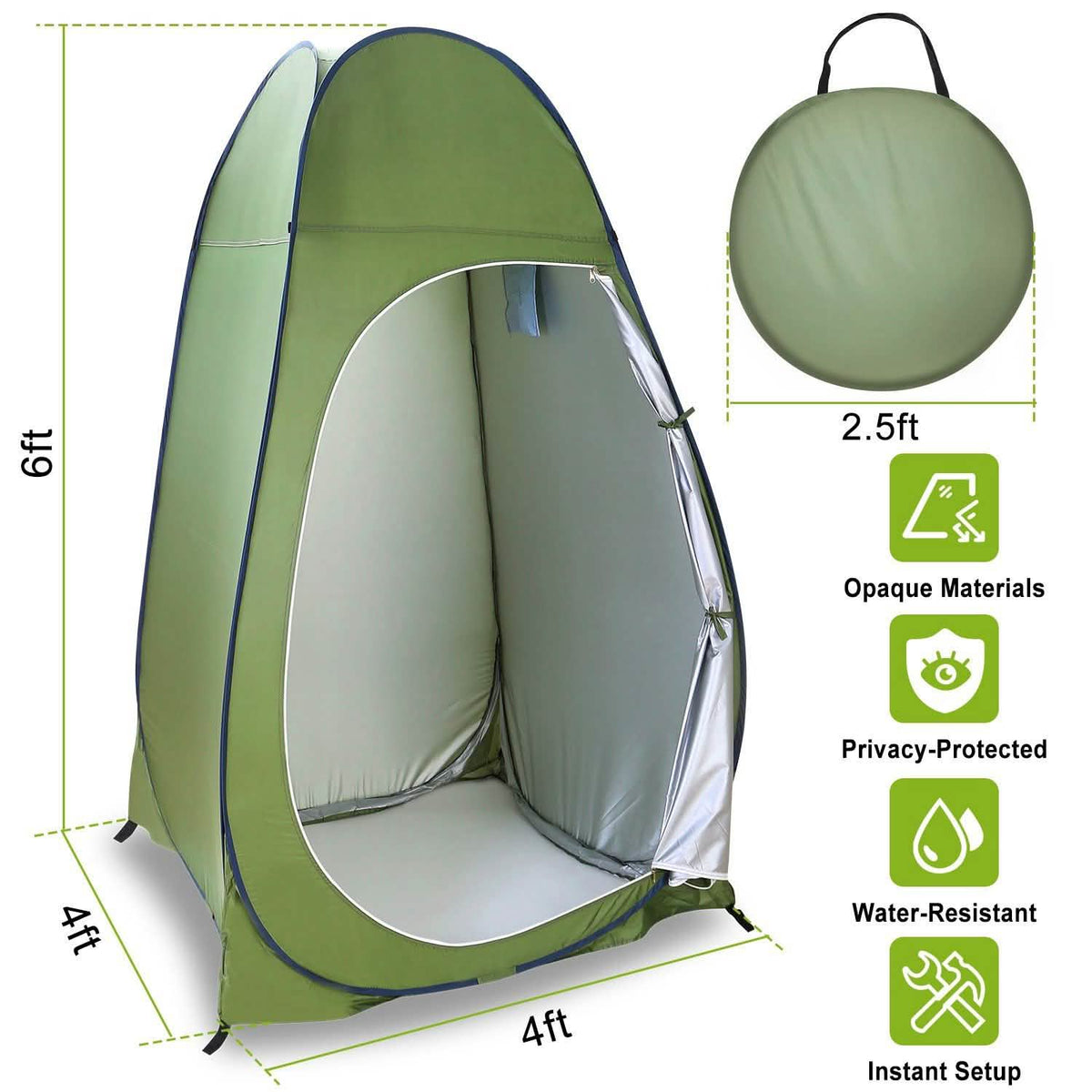 Outdoor Pop Up Toilet Tent
