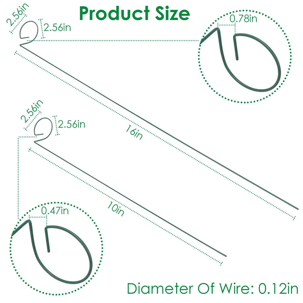 10-Pack: Plant Support Stake