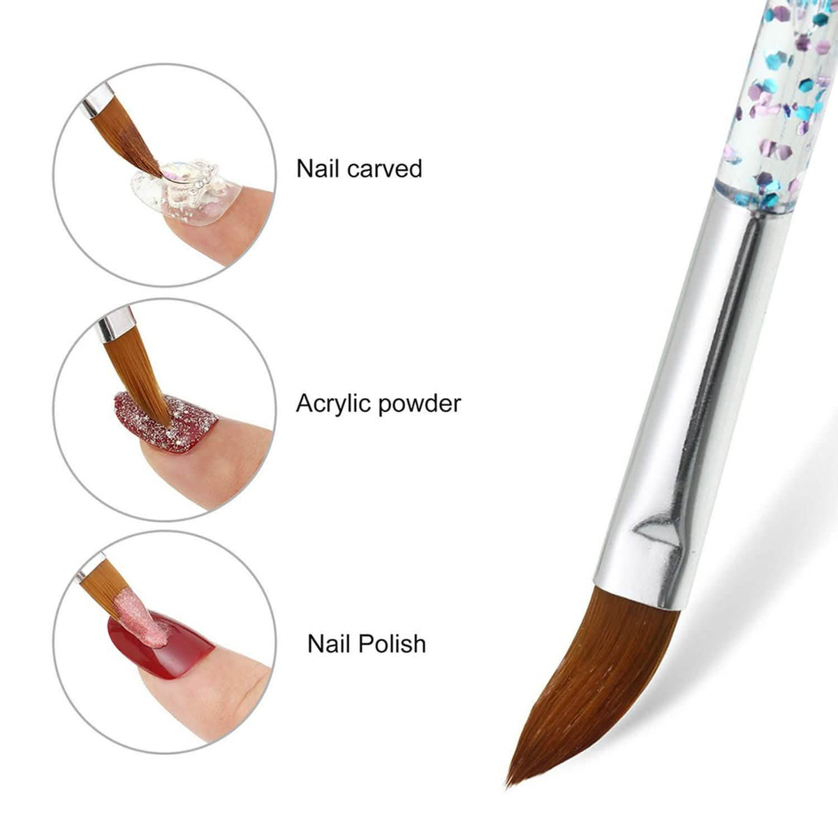 10-Pack: Premium Silicone 3D Nail Art Liner and Brushes Set