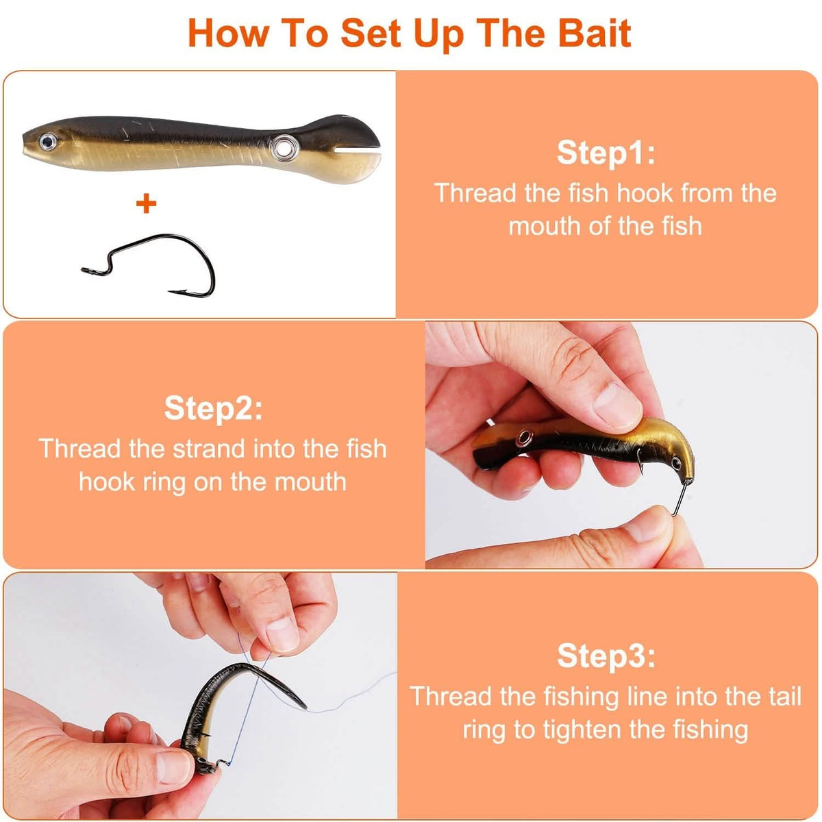 10-Pieces: Realistic Bass Loach Swimming Lure