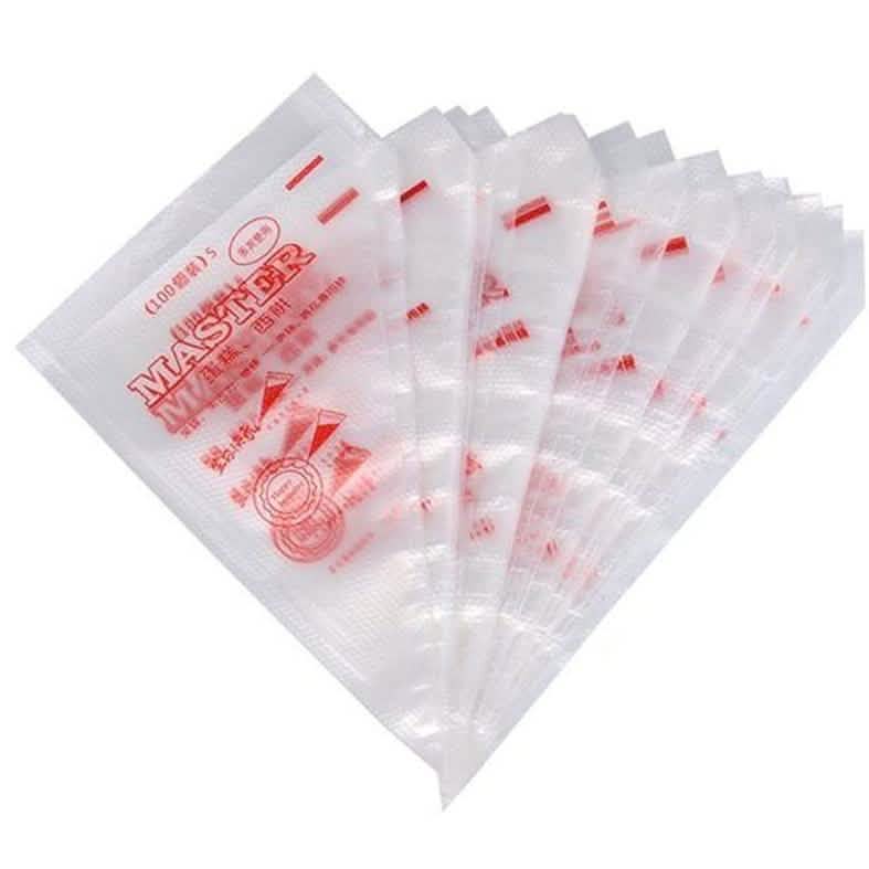 100-Pack: Disposable Cream Pastry Bags