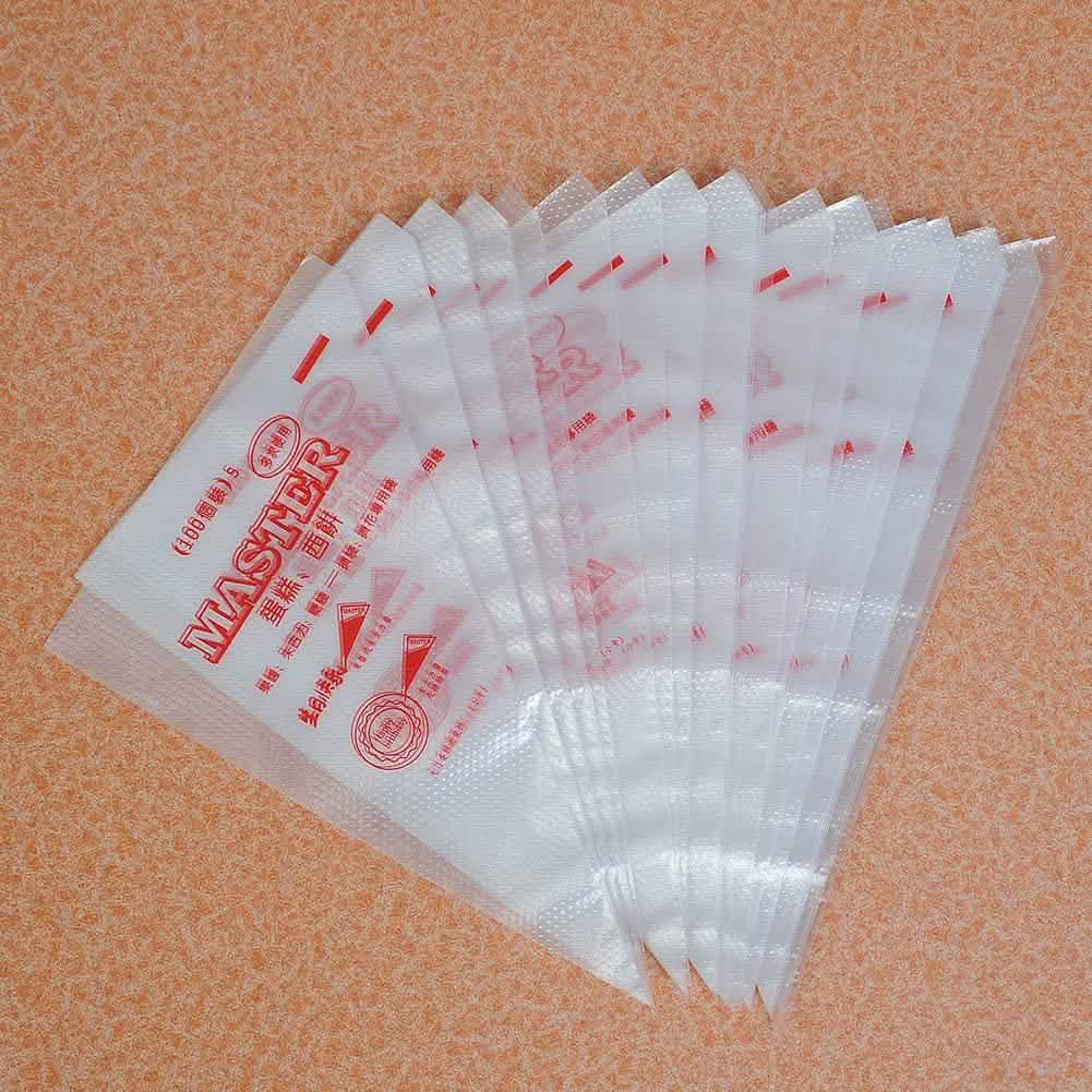 100-Pack: Disposable Cream Pastry Bags