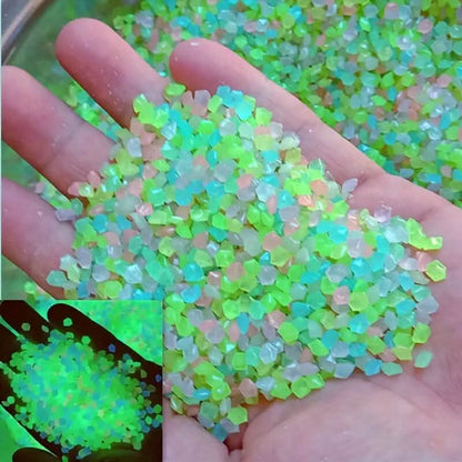 1000-Pieces: Luminous Glowing Stones for Garden, Plants, Aquarium & More