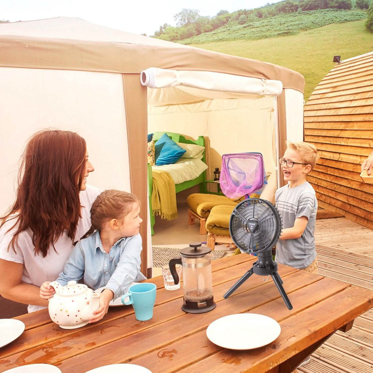 10400 mAh Portable Camping Fan