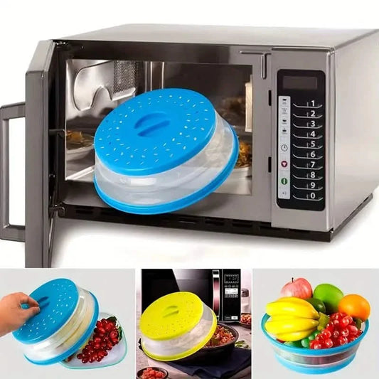 10.5 inch Collapsible Food Plate Lid Cover
