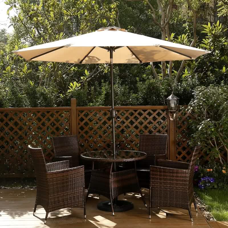 106.3-Inch Outdoor Patio Umbrella