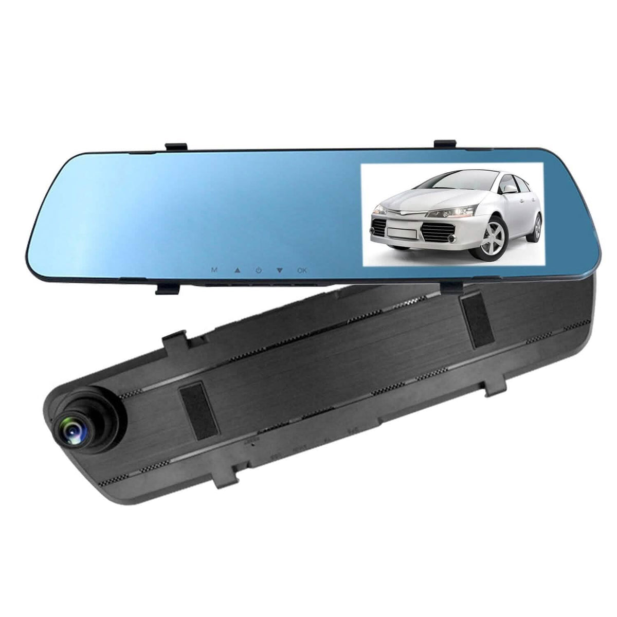 1080P Car DVR 4.3inches Dash Cam with 140° Angle Loop Recording