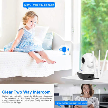 1080P WiFi IP Camera Motion Detection IR Night Vision Camcorder