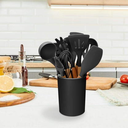 11-Piece: Silicone Cooking Utensil Set