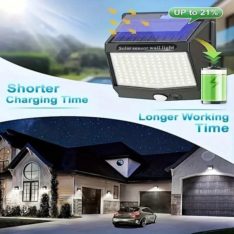 118 LED Ultra-Bright Solar Security Outdoor Lights