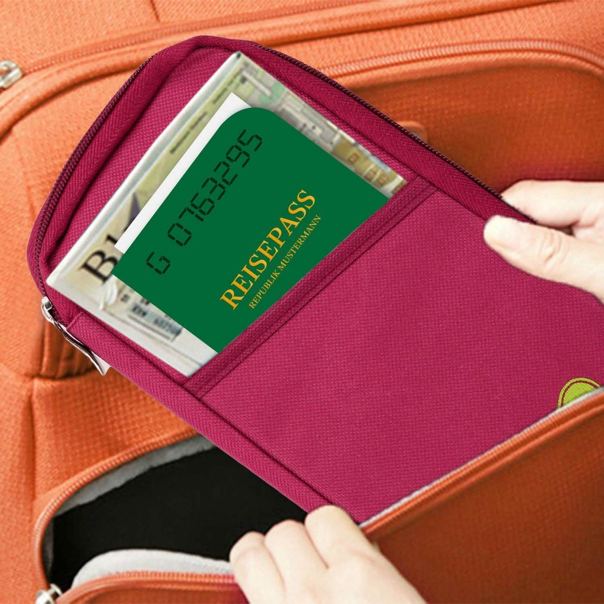 12 Pocket Travel Passport Wallet