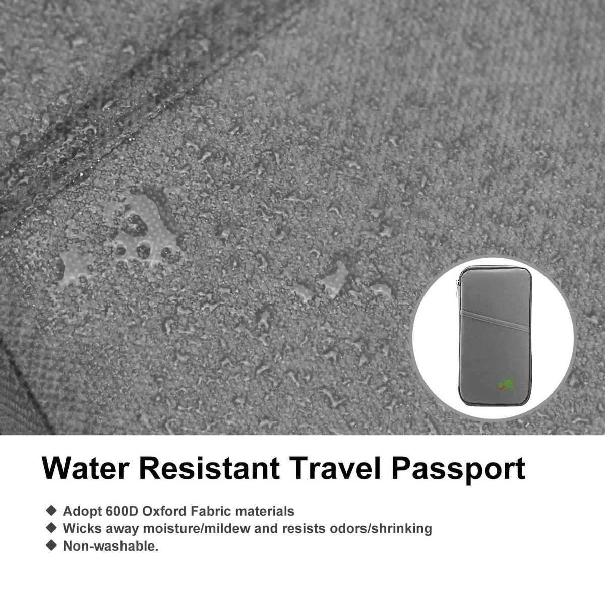 12 Pocket Travel Passport Wallet
