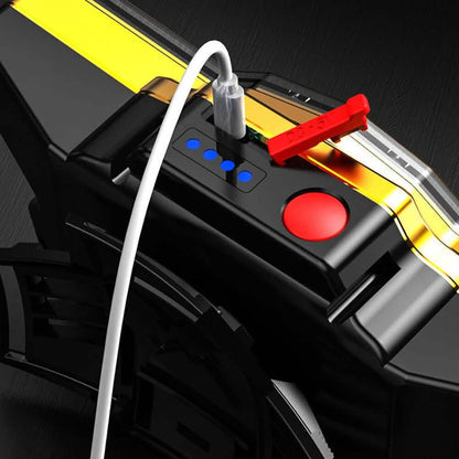 12 x P90 LED Headlamp USB Rechargeable Long Shoot 4 Modes