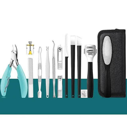 15-Piece: Nail Clipper Pedicure Set