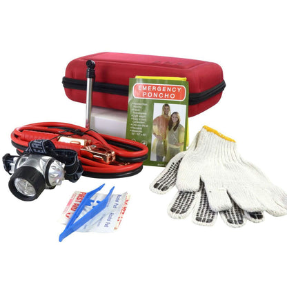 17-Piece Set: Emergency Roadside Kit
