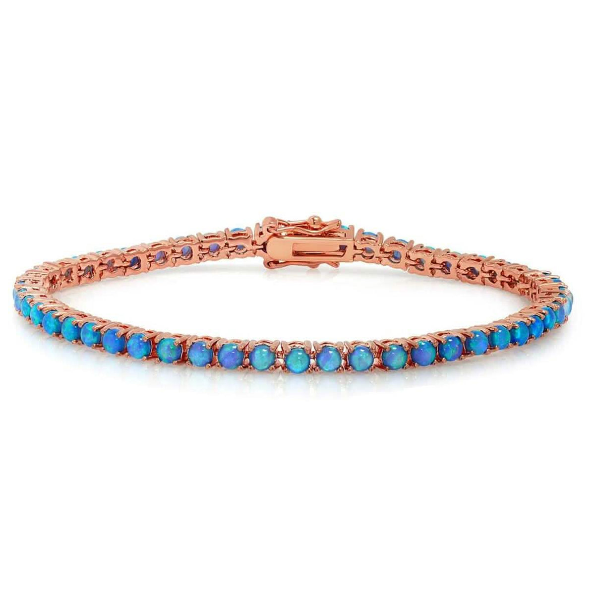 18K Gold Plated Opal Tennis Bracelets
