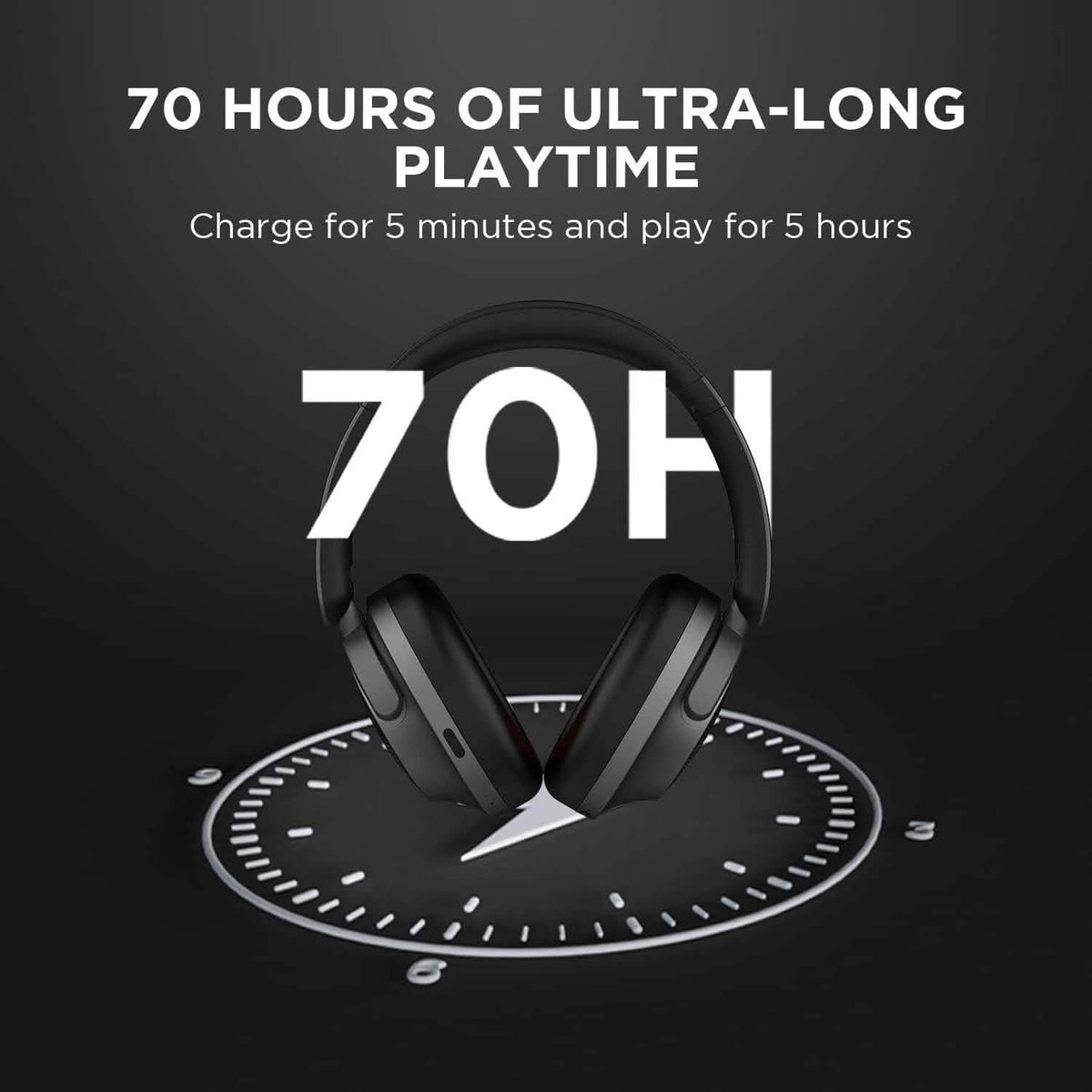 1MORE SonoFlow Active Noise Cancelling Headphones  (Refurbished)