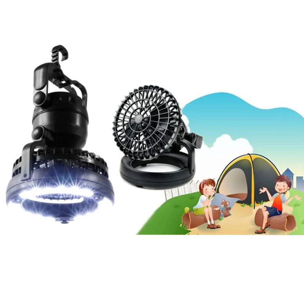 2-in-1 18 LED Camping Light and Ceiling Fan