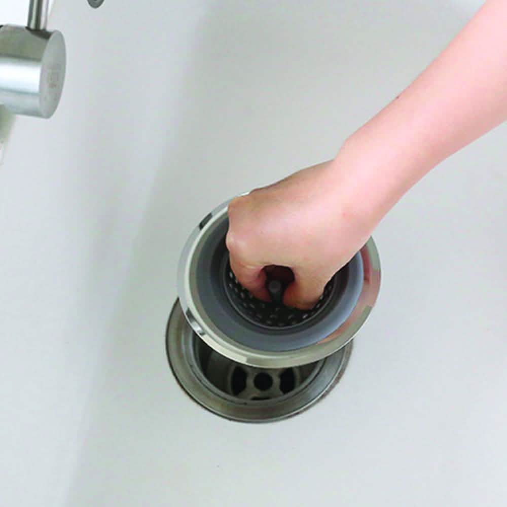 2-in-1 Clog-Free Multi-Purpose Silicone Kitchen Sink Strainer And Stopper