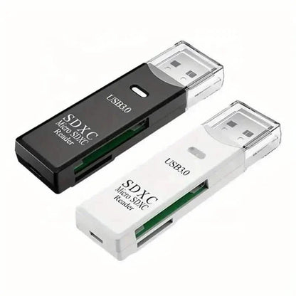 2-in-1 Multi Card Reader USB 3.0 Micro SD TF Card Memory Flash Drive Adapter