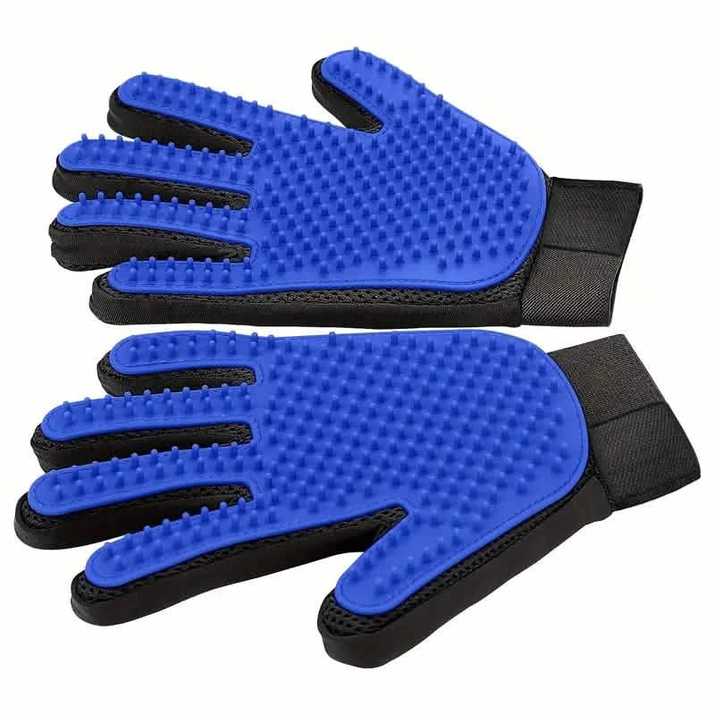 2-in-1 Pet Grooming Gloves Brushes For Dogs And Cat